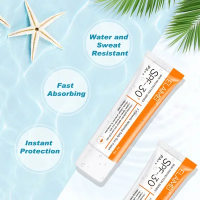 ELAIMEI Skin Protection Daily Sun Cream Moisturizing Whitening SPF 30 Sunscreen