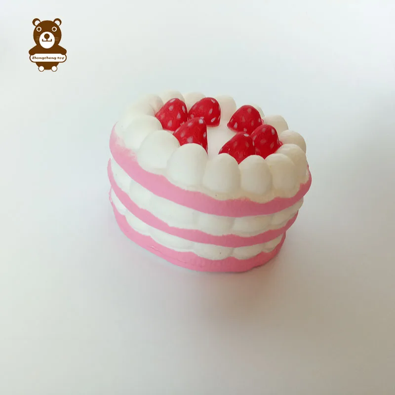 Полиуретановые Мягкие кавайные сжимаемые игрушки в виде фруктов медленно восстанавливающие форму огромные торты