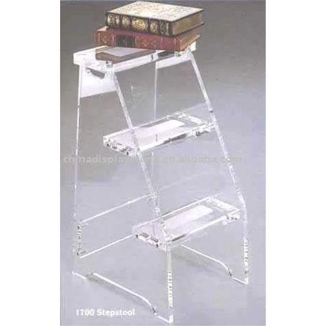 acrylic lucite step stool