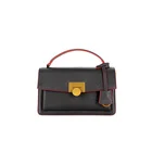 2019 Luxury designer real leather ladies black satchel bag handbags for women