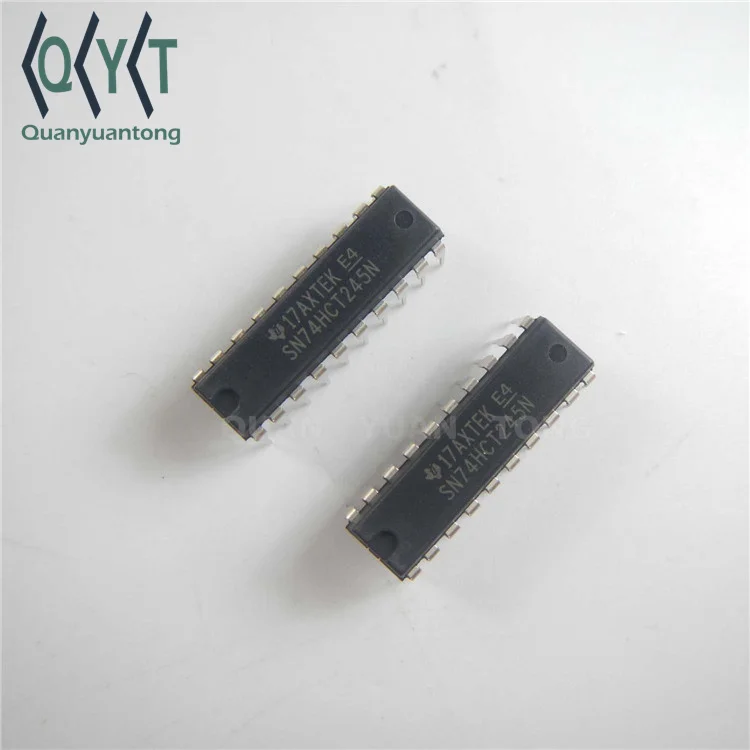4X SN74HCT245N IC 8 THT Texas I Digital 3-State,Bus transceiver,octal Channels