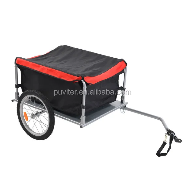 2017 NEW Bicycle Folding Cargo Trailer two wheels shopping cart shopping trolley luggage Dog Bike Cycle Cart Luggage (CT001)