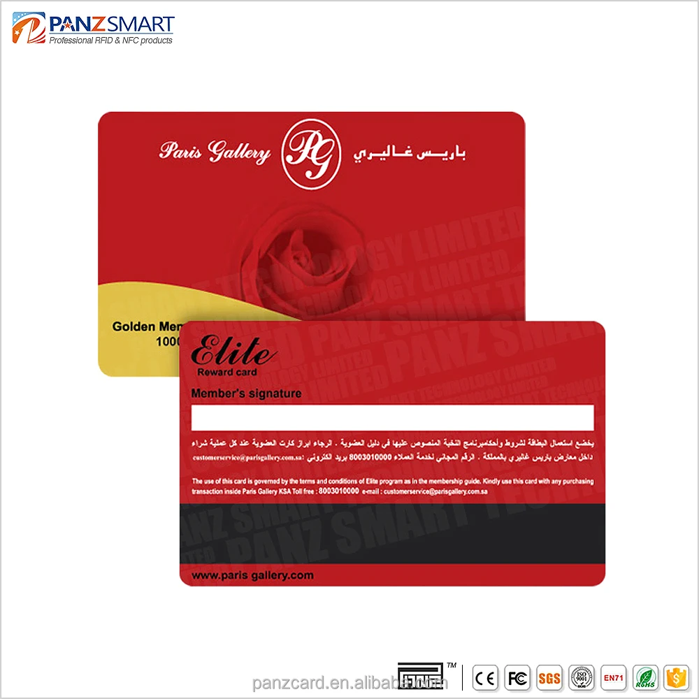 Factory Embossed Numbers Blank  Credit Card Printing Plastic Magnetic Card Health Medical Membership Pvc Business Card with Chip