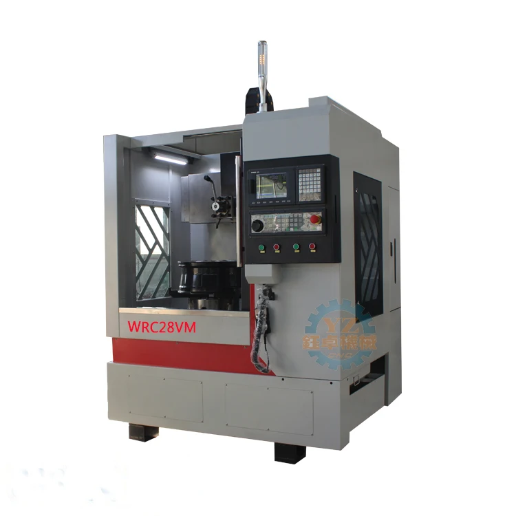 TZ CNC Wheel Retreading Machine WRC28VM Special Lathe for Repairing Car Wheel Hub