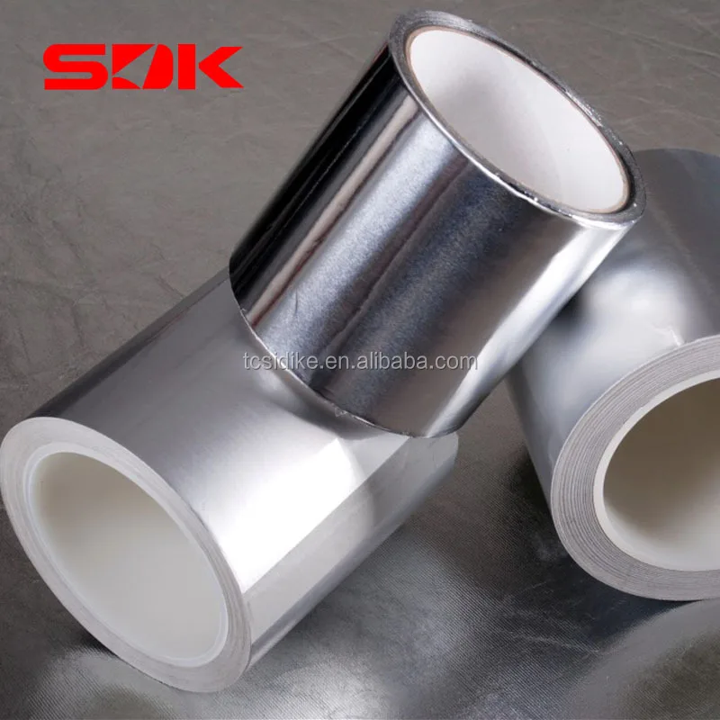 Aluminium foil and polyester film laminated tape, Aluminum foil mylar