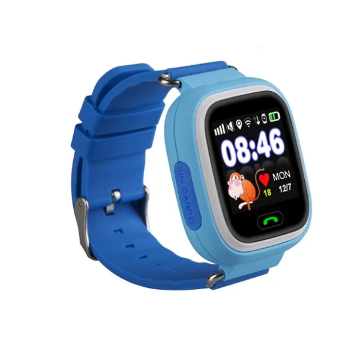 2017 Wholesale Gps tracker Smart Wrist Watch Kids Baby Phone Watches for Children Q90 Watch
