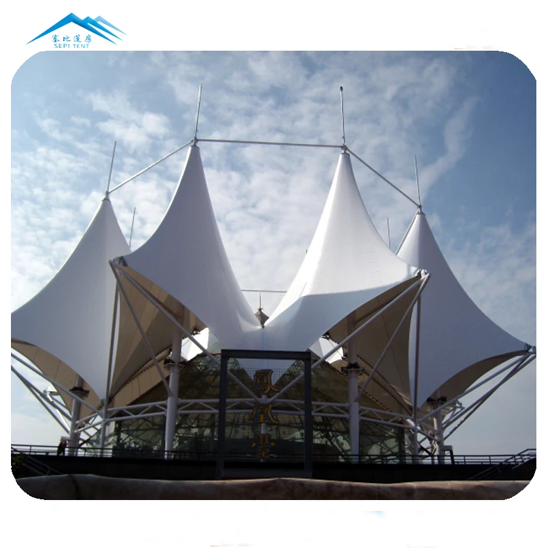 PVDF Tensile Architecture Membrane Structure Big Event Tent Stadium Tent Membrane Structure