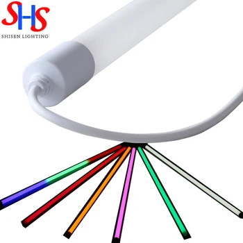 IP65 Led Tube Light Rgb Red Yellow Blue Green pink Purple 18W 4ft Waterproof T8 Tube Light China Suppliers for Thailand Outdoor