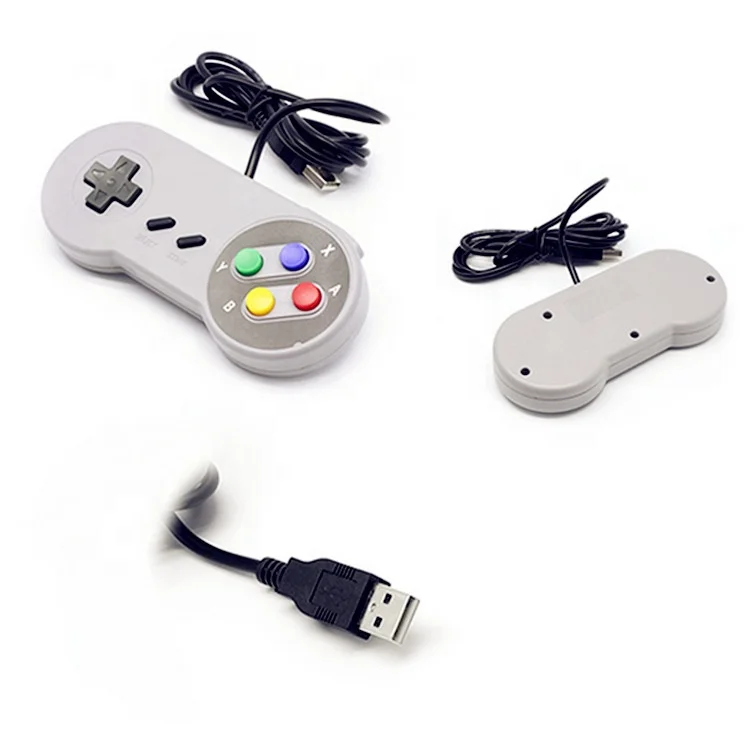 Wired USB Port Controller Retro Gaming Joystick for SNES