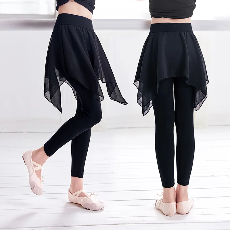 dance skirted leggings