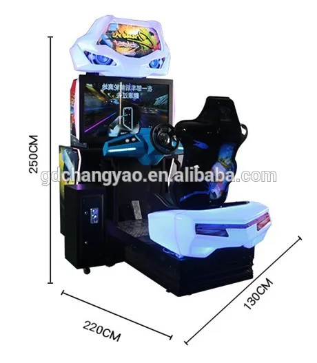 3Dビデオカーレーシングゲーム機レーシングクルージンブラスト