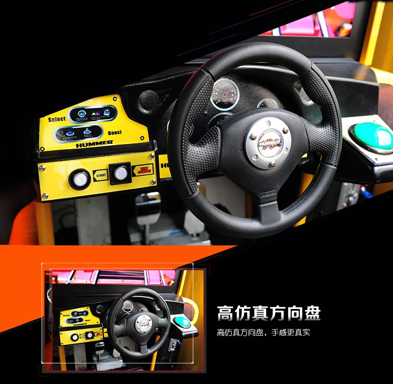 High Quality 32 Inch hummer Arcade Video Car Racing Game Machine Simulator  Race Car Games for Sale