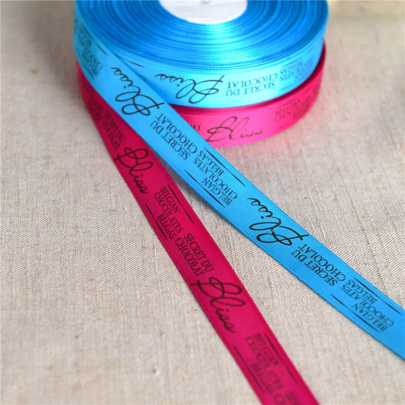 double sided printed ribbon