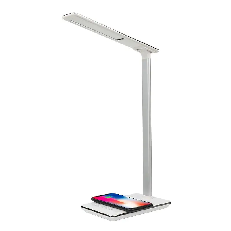 Table light wireleless charger led desk lamp fashionable reading lamp with USB