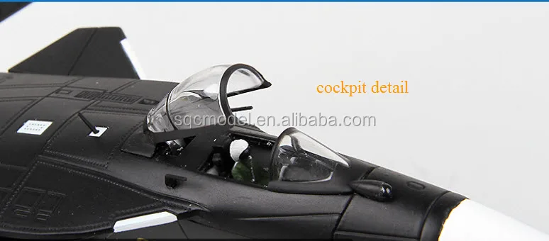 1/72 ダイキャスト製ミリタリーモデル SU-47 ロシア軍戦闘機 模型
