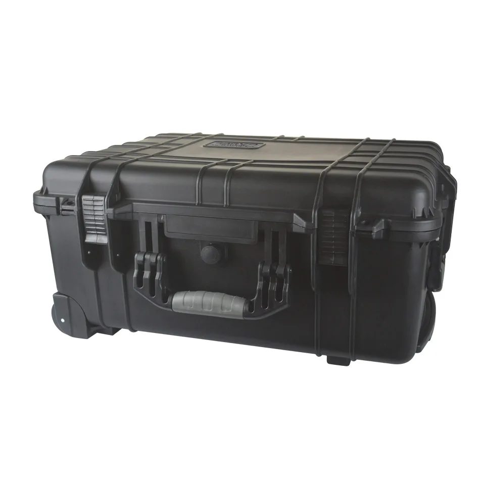 Wholesale  Plastic Hand Carry Waterproof Trolley Wheeled Rolling Travel Equipment Tool Box Hard Case