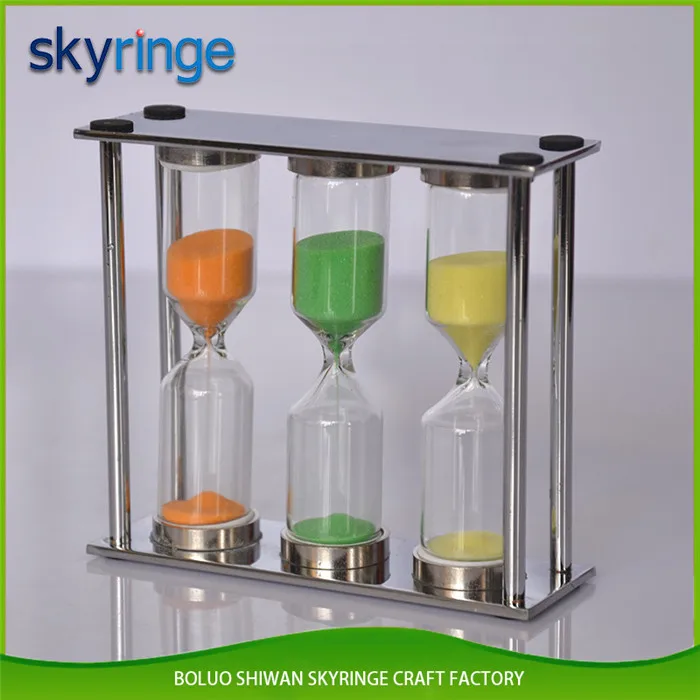 Завод Прямые античный песчаные часы для свадебные подарки