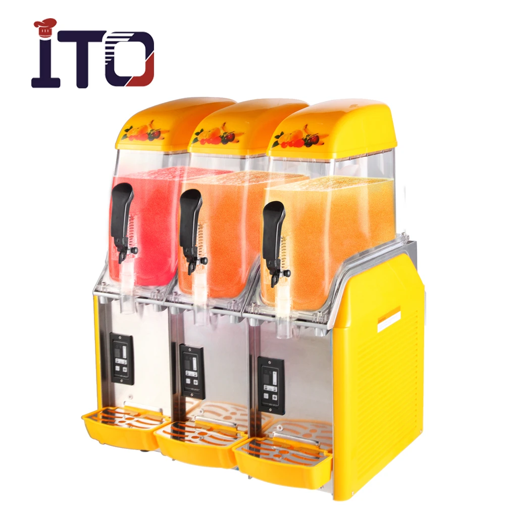 Commercial 12LX3 Large Capacity Slush Machine Thick Milk Shake Machine