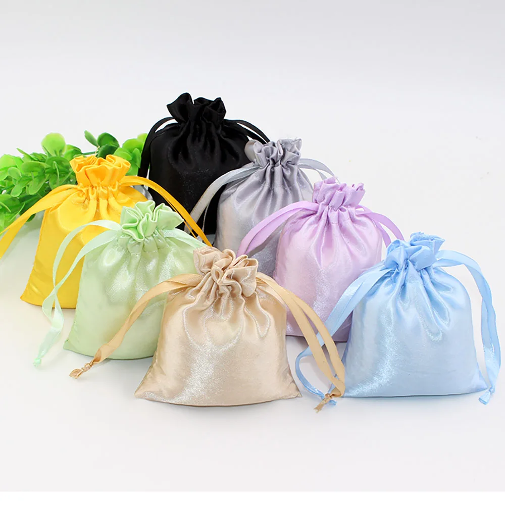 printed drawstring pouch