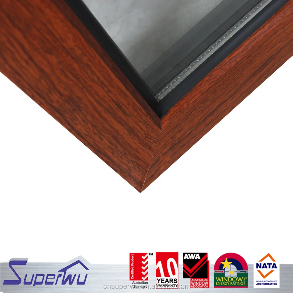 European style wooden frame color aluminum profile casement windows and door french swing windows