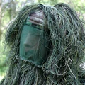 5pc set Broken Filament Camouflage Clothing Jungle Grass Ghillie Suit with Headgear Bird Watching Hunting Bionic