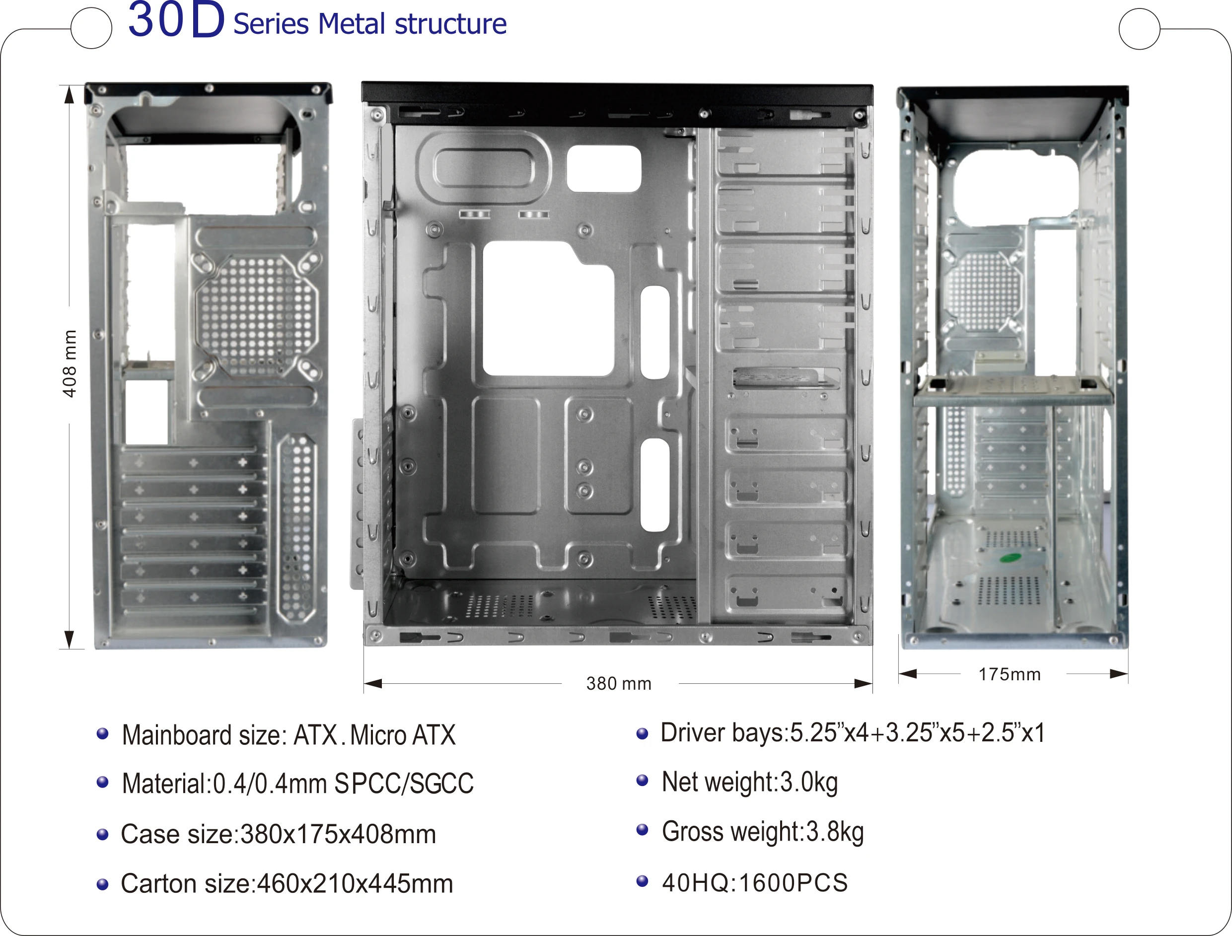 Standard atx. Full Tower корпус OEM. Корпус (Case): Standard ATX — Gaming RGB. Размер: 283*215 мм ATX.