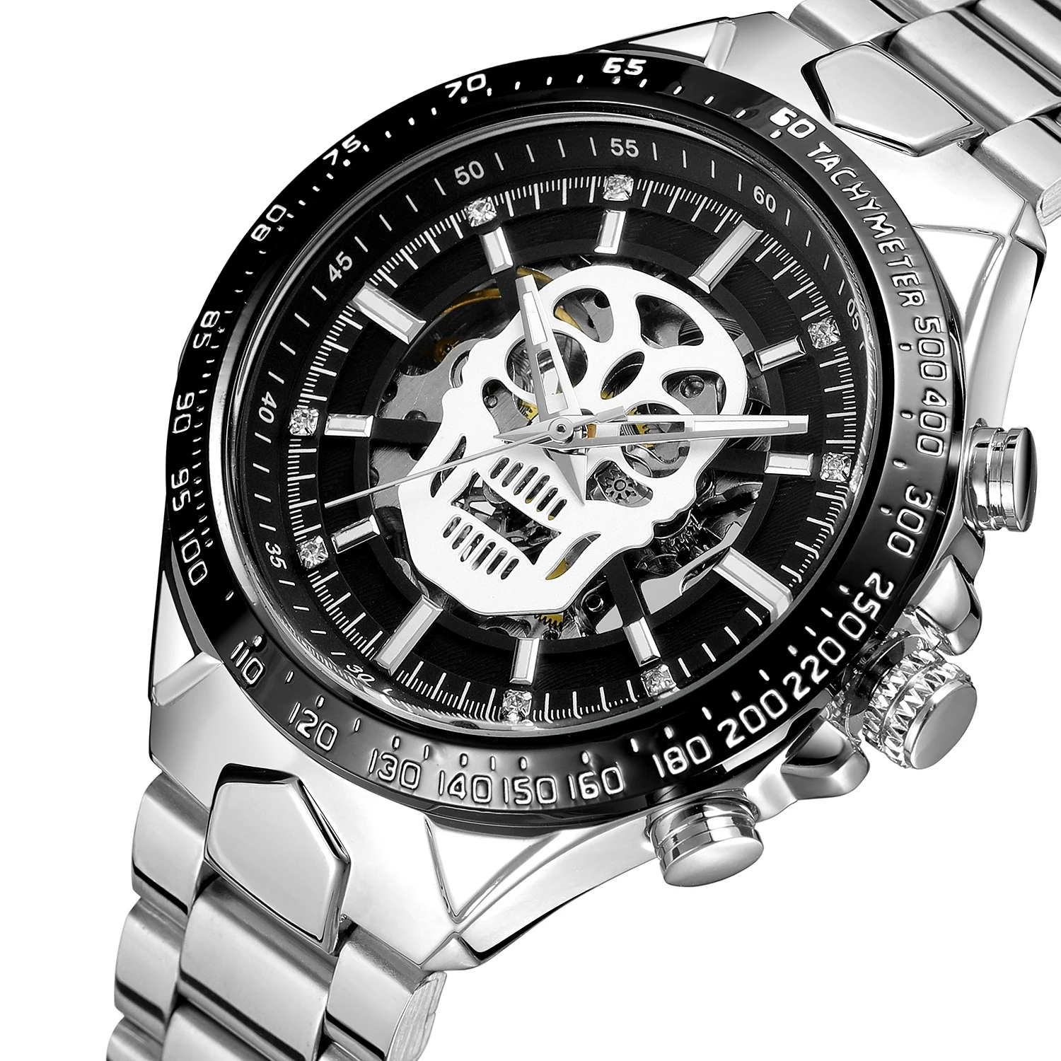 Forsining Luxury Skull Skeleton Automatic Men's Watch