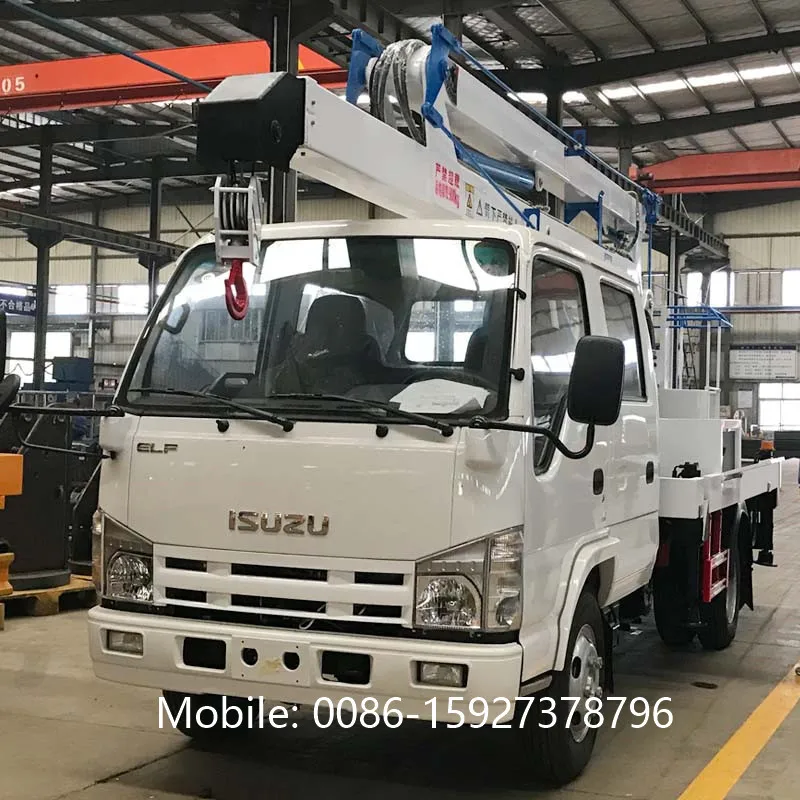 11m 12m 14m 16m 18m 20m 22m 24m Hydraulic Aerial Platform Manlift Truck