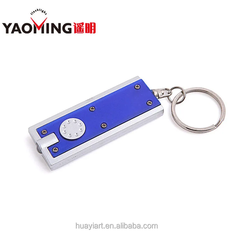 Оптовая продажа OEM портативный ABS светодиодный подарок брелок мини фонарик карманный рекламный в светодиодных