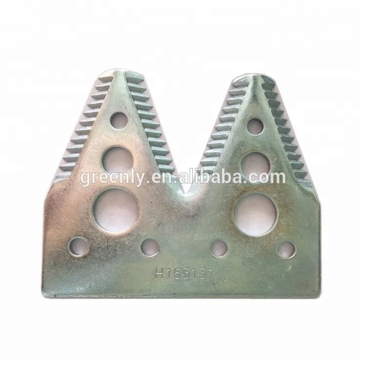 Double Tooth Blade Sickle Section Combine Platform Harvester H163131 G163131 Agricultural Machinery Parts