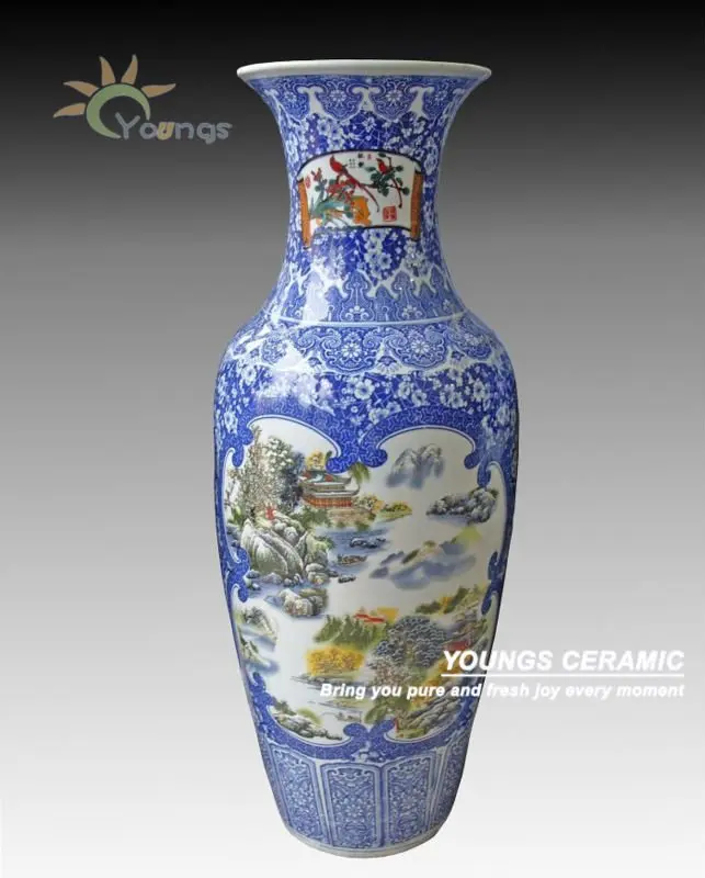 90cm Tall Jingdezhen Traditional Floor Vases Buy Tall Vases,Tall