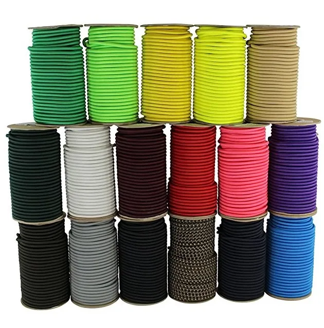 Круглая китайская Скакалка 4 мм полиэфирная плетеная нить эластичные