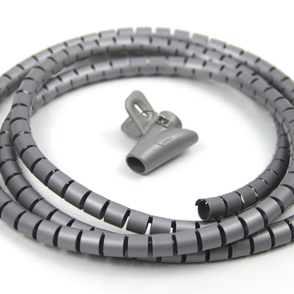 10mm Easy Install Spiral Cable Wrap Wire Protector Spiral Wrapping,Insulation Sleeving Mlxg010