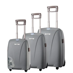 3 Pieces Set Carry on Hardside Spinner PP Luggage Luxury Cheap Suitcase Wholesale 18 22 26 Inch Lock Luggage