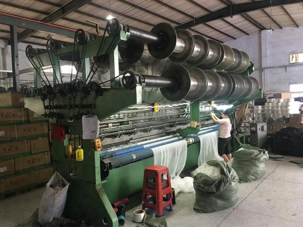 Manual Raschel Warp Knitting Machine with 135"150"170" 220"240"260" Working Width and 2~6 Bars for High Production Safety Nets