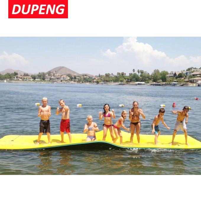 Water Mat Xpe Foam Material 3 Layer Floating Product On Alibaba Water Mat Xpe Foam Material 3 Layer