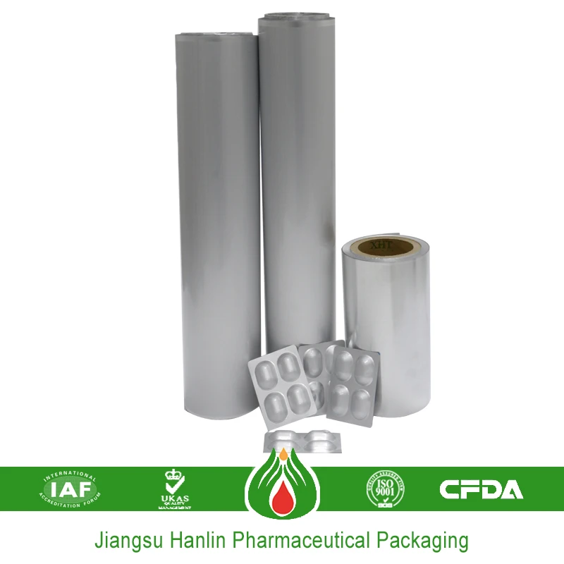 3 Layers OPA AL PVC Alu Alu Bottom Foil for Pharmaceutical Packaging