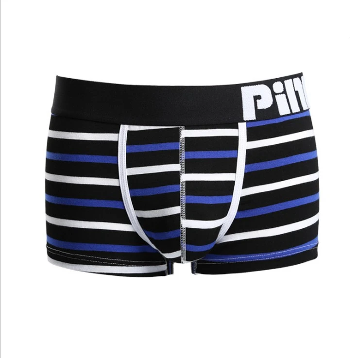 2022 Bóxers de rayas móviles para hombre, ropa interior Gay a la