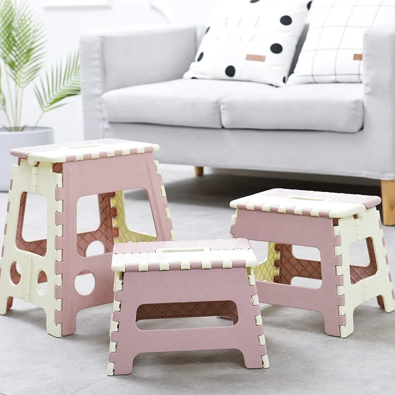 Недорогой домашний нескользящий пластиковый портативный складной