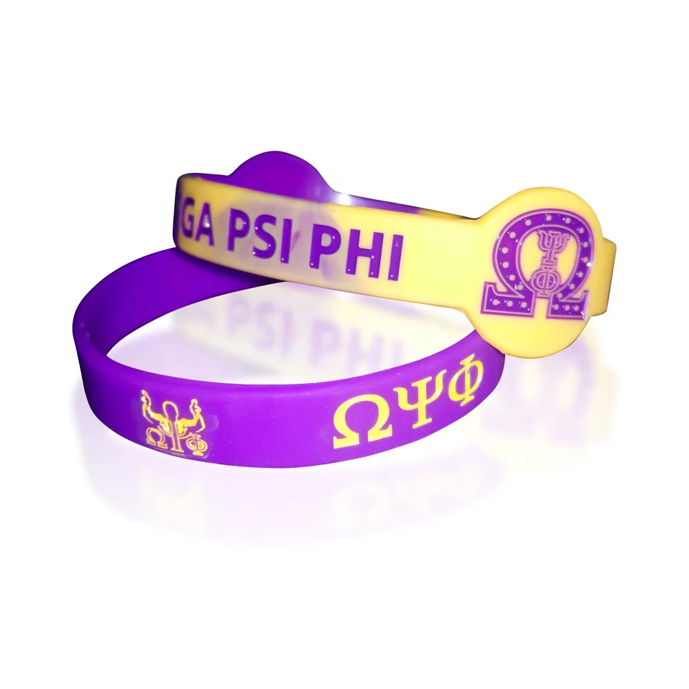 omega psi phi silicone bracelets