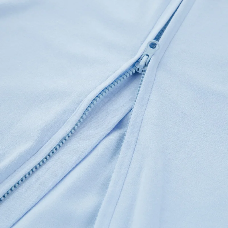 BKD 100% хлопковый мягкий спальный мешок на молнии для малышей детей Детский с индивидуальным дизайном OEM-сервис натуральный хлопок