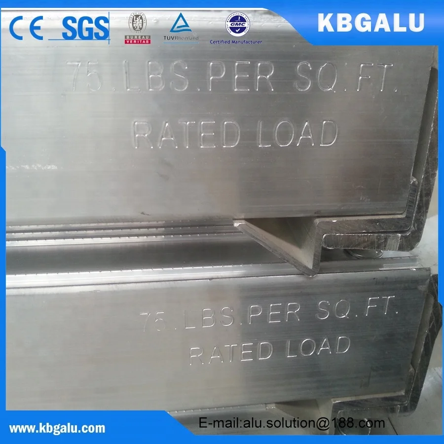 2m Mobile Scaffold Plank Aluminum Folding Scaffold Plank Scaffold Platform With Hook