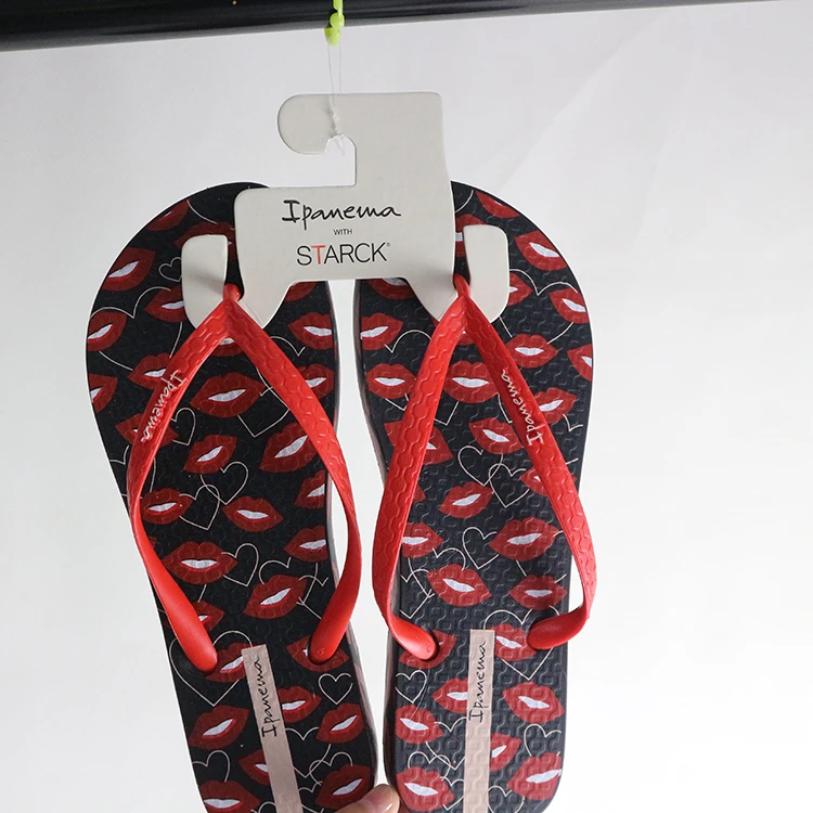 Custom Size Paper Cardboard Flip-Flops Hook Slipper Shoes Hanger with Custom logo
