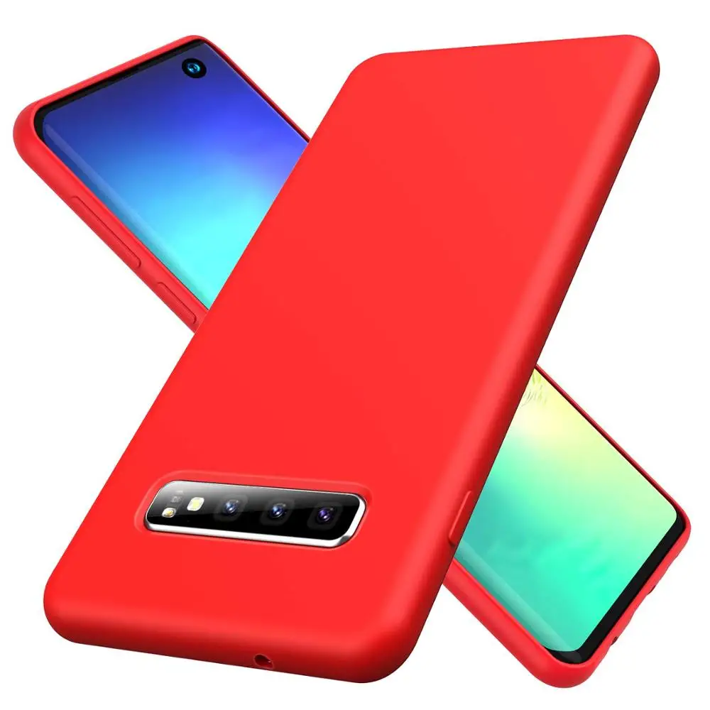 Liquid Silicon Mobile Back Cover for C9 Pro Samsung Galaxy S10 hp V11 V20 Pro V29 5g V27 Y11 vivo Y27s Y20 Y31 Y12s Phone Case