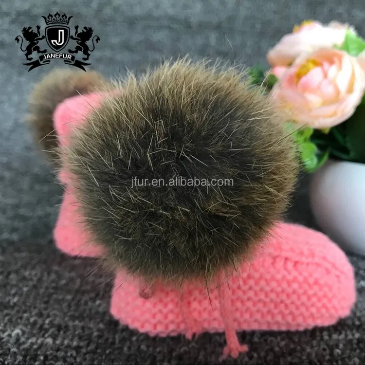 Прямая продажа с завода, мягкая детская обувь из кроличьего меха