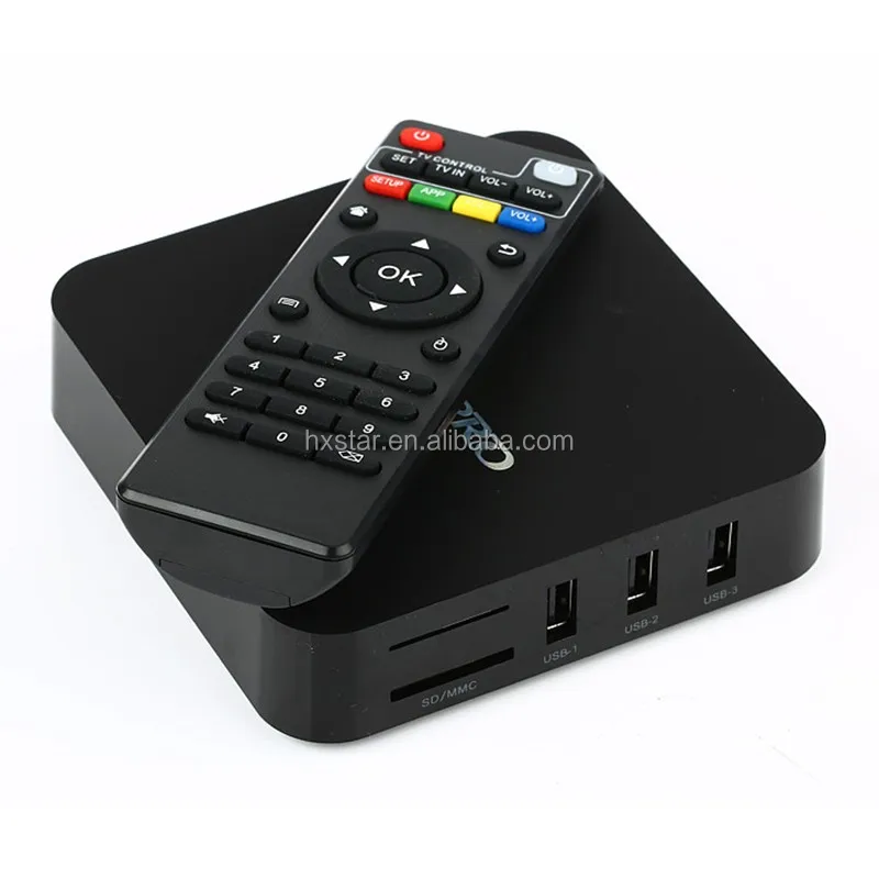 MX Pro Amlogic S905 Chipset Android 5.1 Lollipop OS Quad Core 1G/8G 4K Google Streaming Media Player TV Box with WiFi, HD, DLN