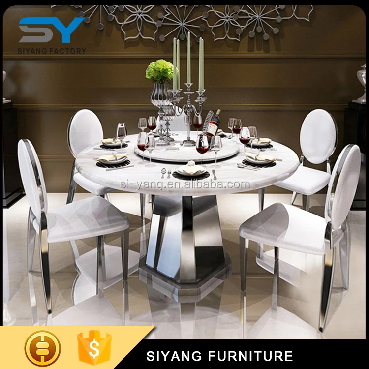 Rose Golden Stainless Steel Round Dining Table And Chair Sets Ct016 Buy Rose Gold Marble Dining Table Set Rose Golden Dining Table Rose Golden Stainless Steel Dining Table And Chair Sets Product On