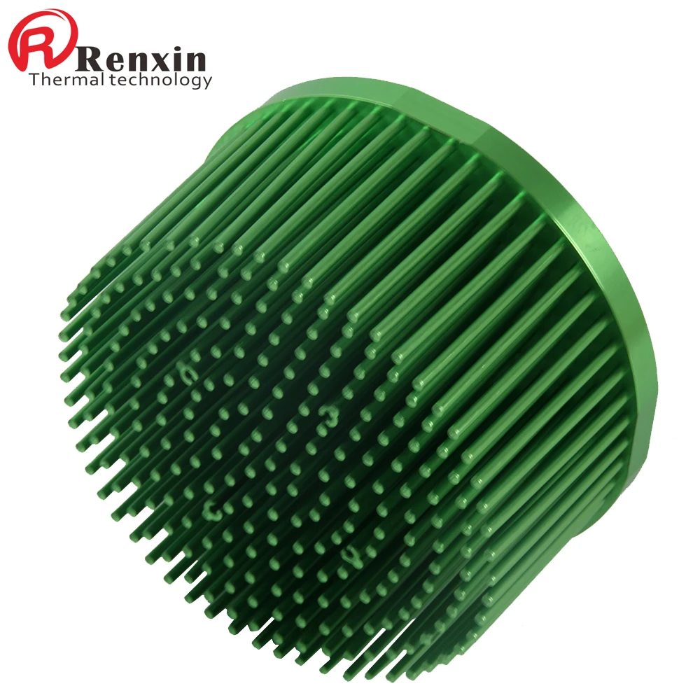 Heat Sink Pin Fin Heatsink 120mm for Cxb3590/3070 LED Light Heatsink High Reliability Cold Forged Aluminium Aluminum Round IP65