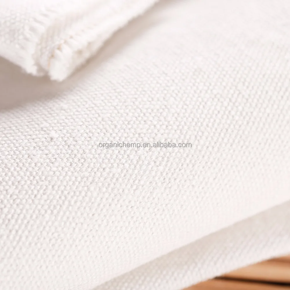 Supply Pure Hemp Herringbone Fabric for Bedding and Curtains