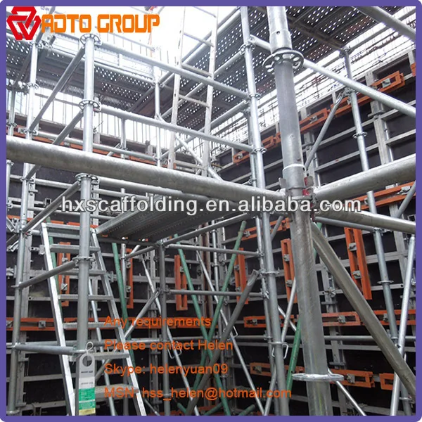 Building Construction Multidirectional Layher Ringlock System Scaffolding for Sale